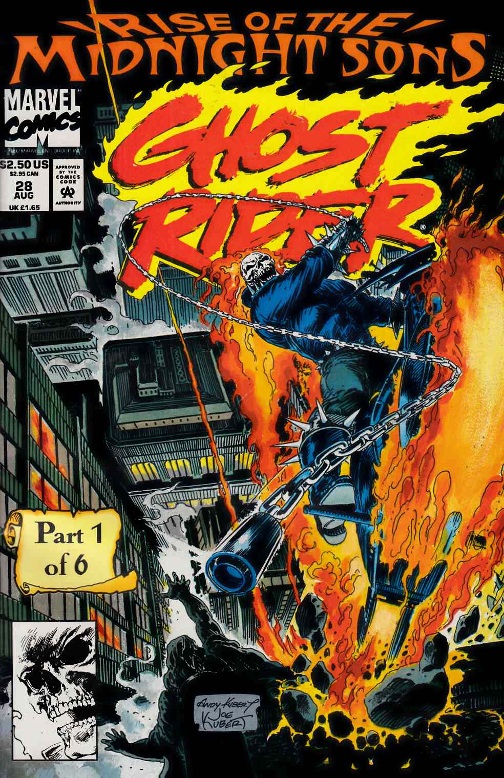 Ghost Rider #28 Fine (6.0) [Marvel Comic] THUMBNAIL