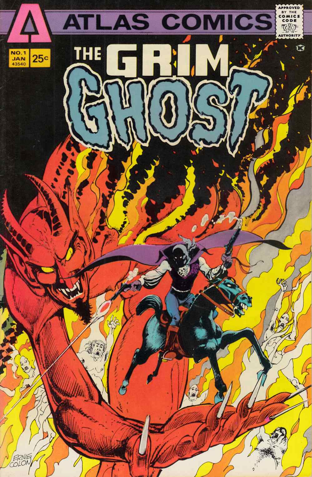 Grim Ghost #1 Fine Plus (6.5) [Atlas Comic] THUMBNAIL