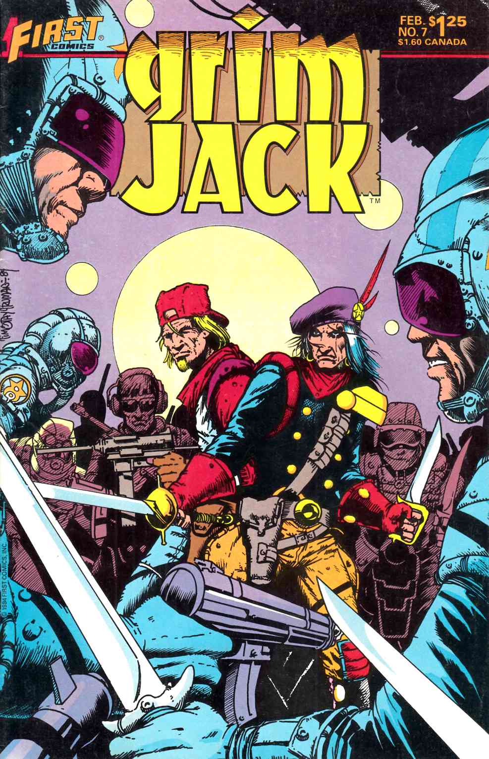 Grimjack #7 Fine (6.0) [First Comic] THUMBNAIL