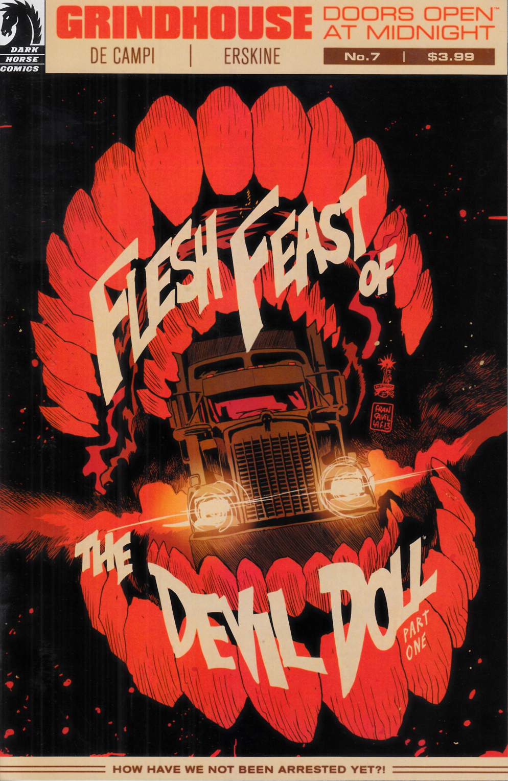 Grindhouse Doors Open at Midnight #7 Near Mint (9.4) [Dark Horse Comic] THUMBNAIL