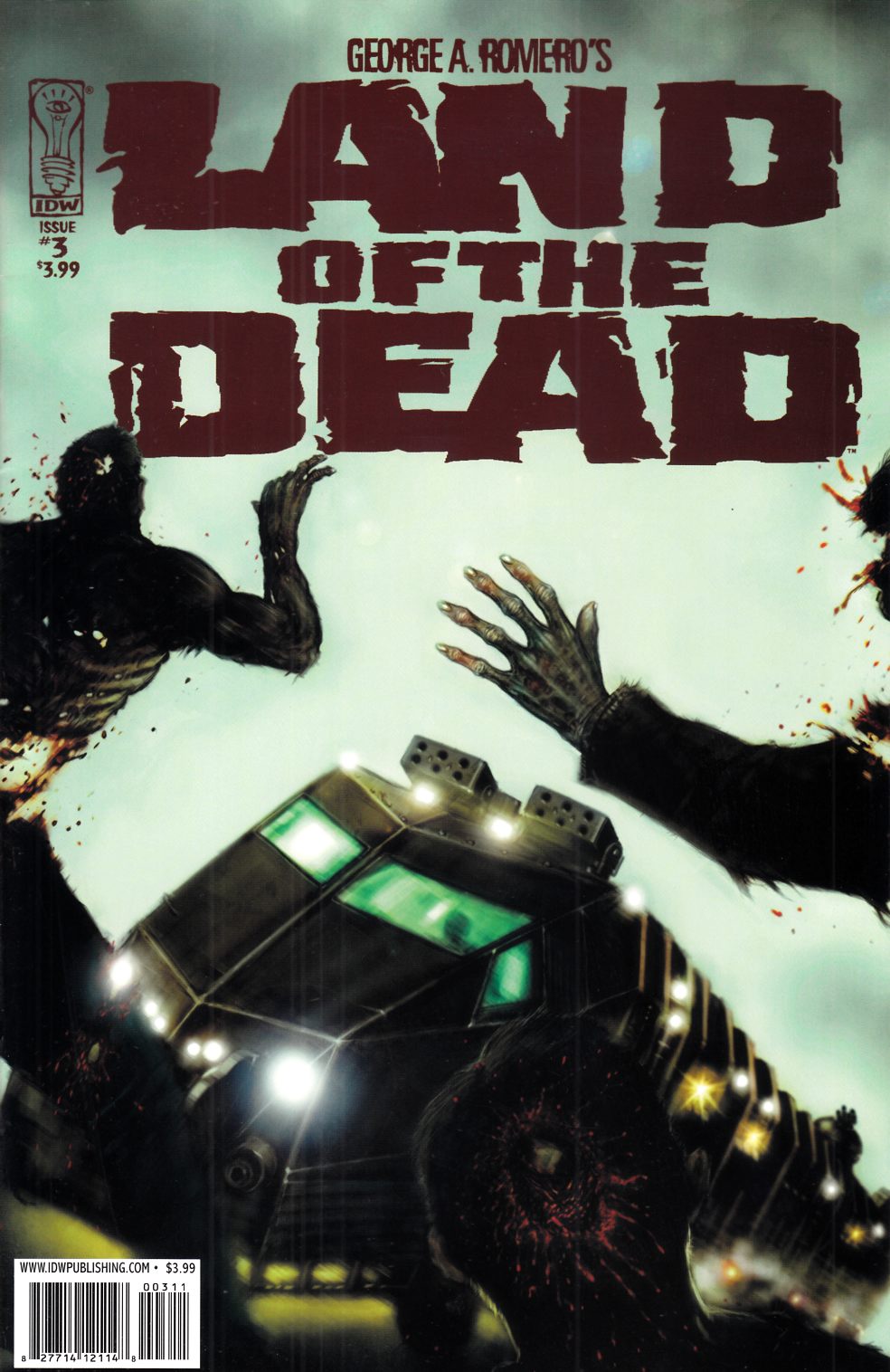 George Romero's Land of the Dead #3 Very Fine (8.0) [IDW Comic] LARGE