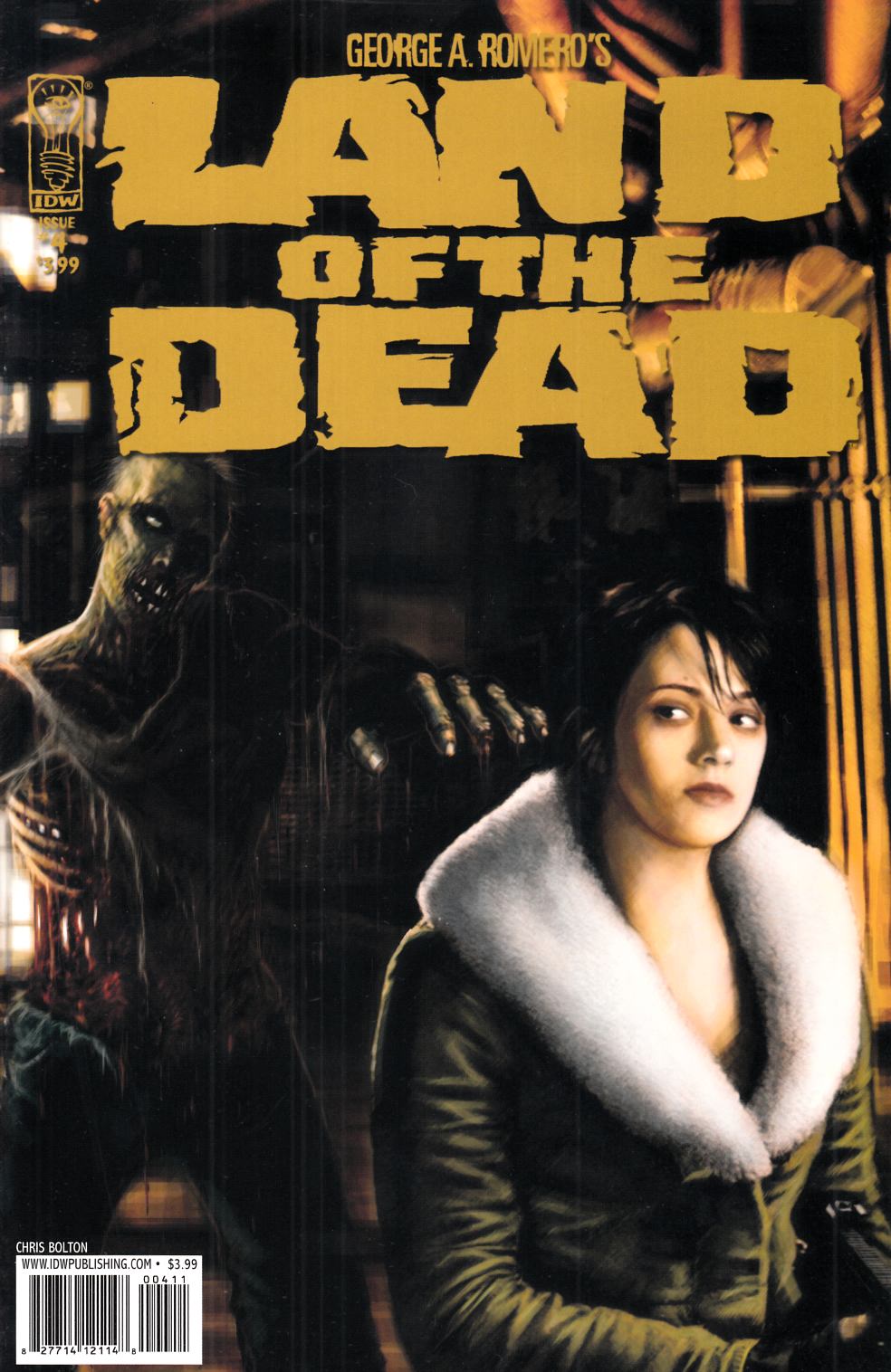 George Romero's Land of the Dead #4 Cover B Near Mint (9.4) [IDW Comic] LARGE