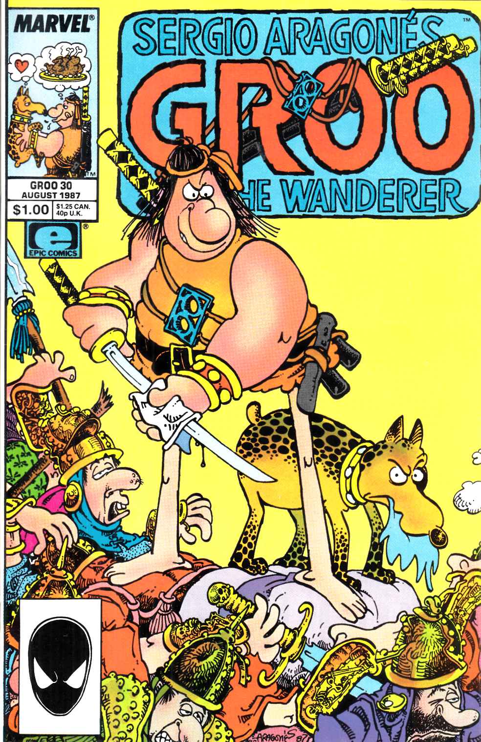 Groo the Wanderer #30 Near Mint (9.4) [Marvel Comic] LARGE