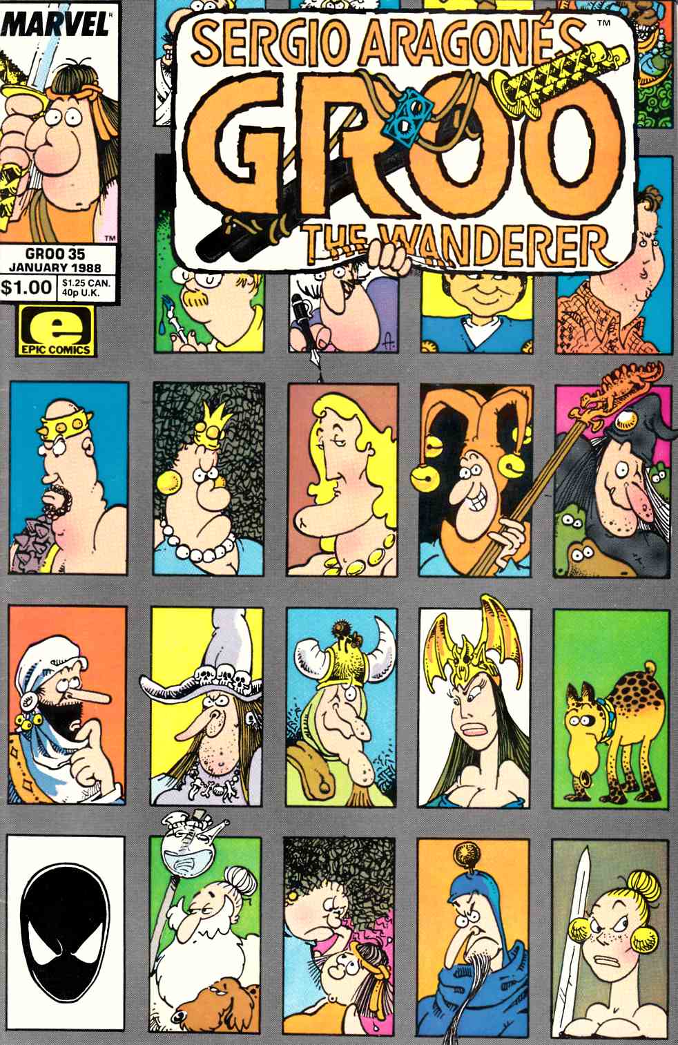 Groo the Wanderer #35 Very Fine (8.0) [Marvel Comic] THUMBNAIL