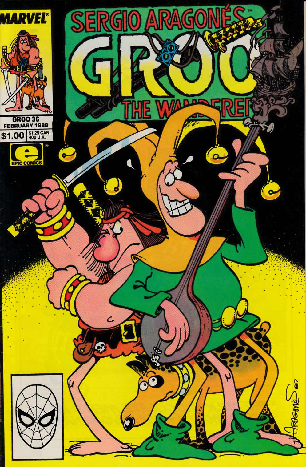 Groo the Wanderer #36 Very Fine (8.0) [Marvel Comic] THUMBNAIL