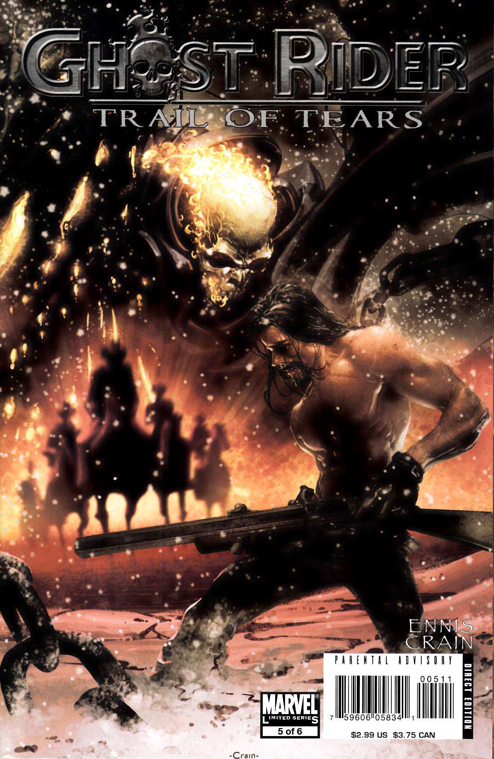 Ghost Rider Trail of Tears #5 Very Fine (8.0) [Marvel Comic] LARGE