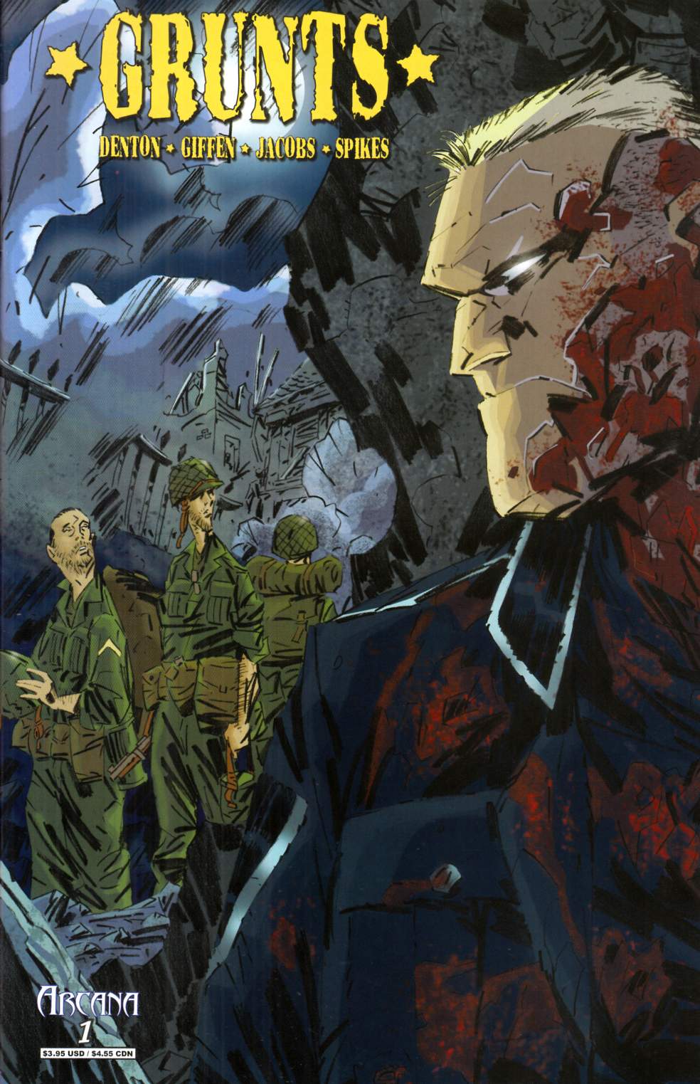 Grunts #1 Near Mint (9.4) [Arcana Comic] THUMBNAIL