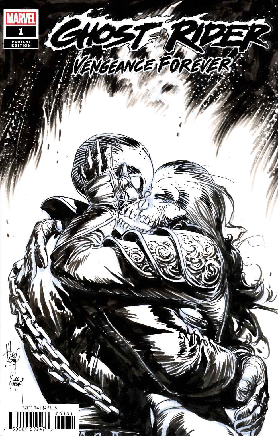 Ghost Rider Vengeance Forever #1 Kubert Variant Cover Near Mint (9.4) [Marvel Comic] THUMBNAIL