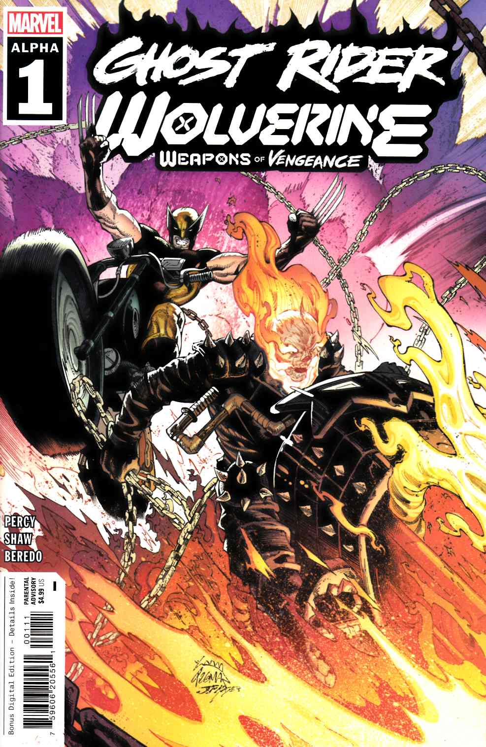 Ghost Rider Wolverine Weapons of Vengeance Alpha #1 Near Mint (9.4) [Marvel Comic] LARGE