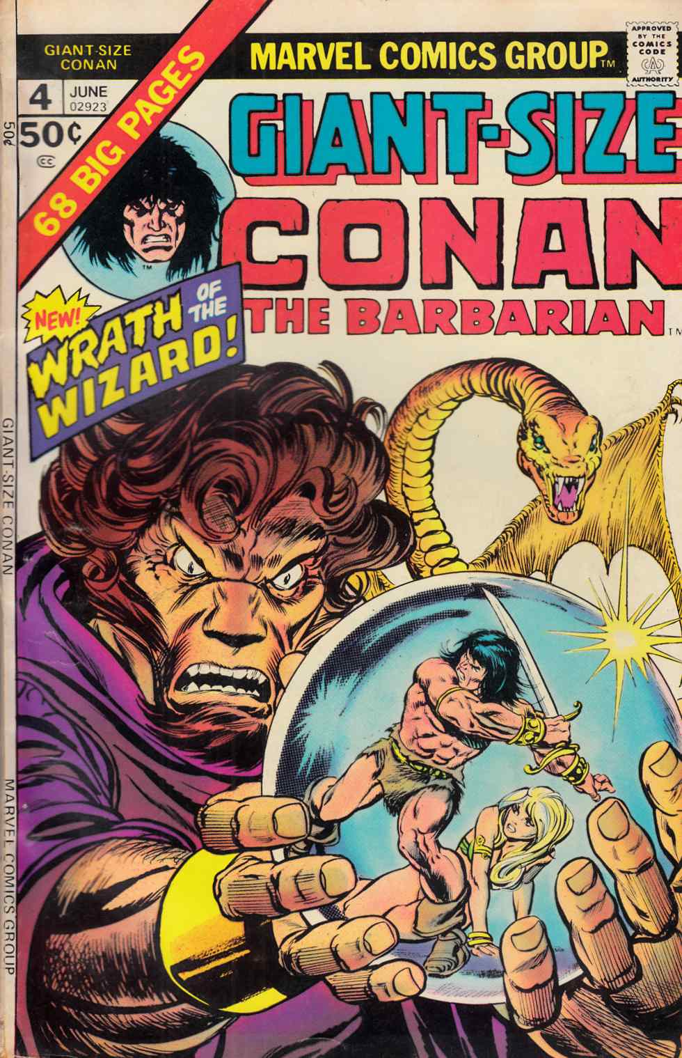 Giant Size Conan #4 Fine (6.0) [Marvel Comic] LARGE