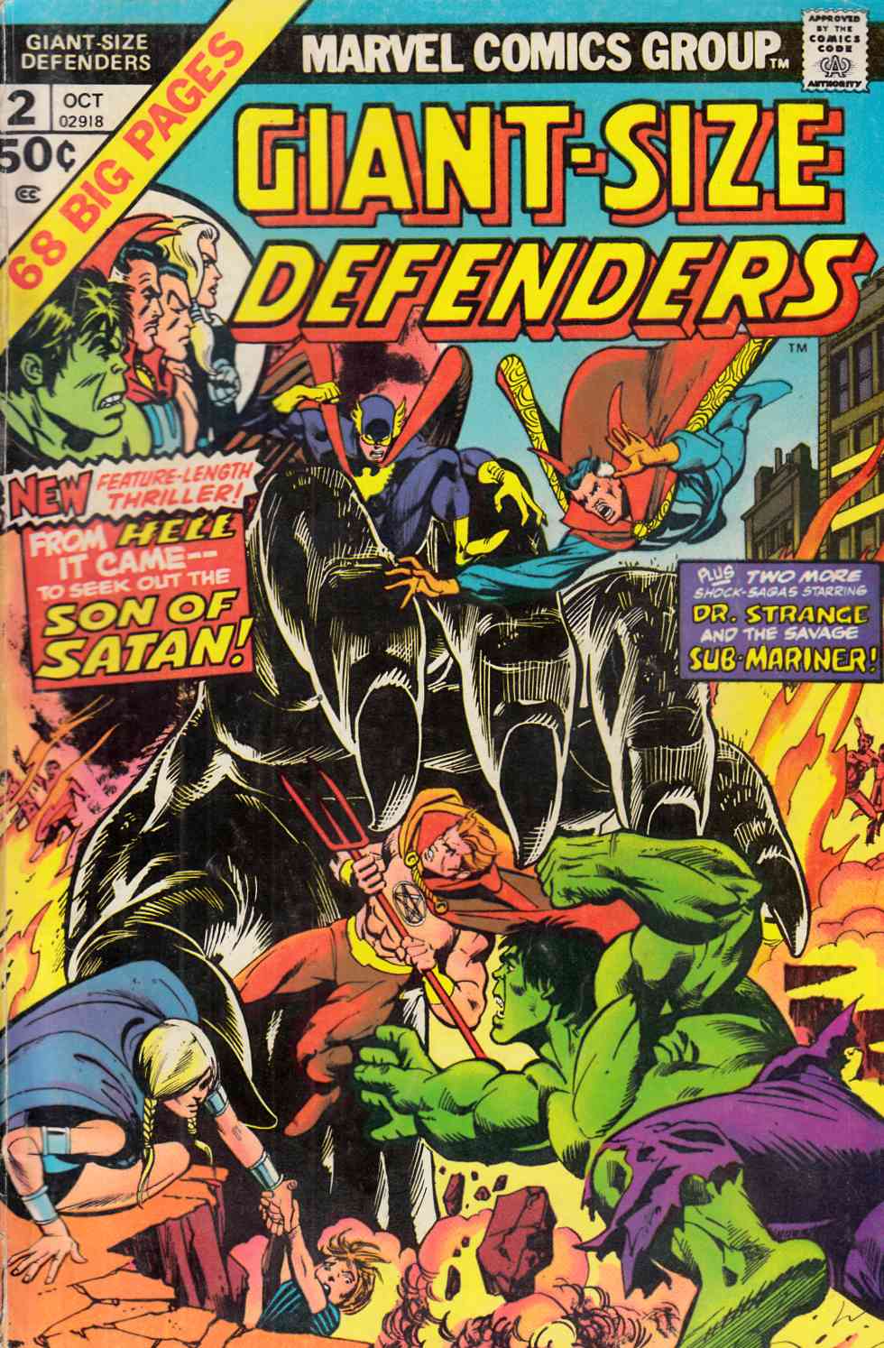 Giant Size Defenders #2 Very Good (4.0) [Marvel Comic] THUMBNAIL