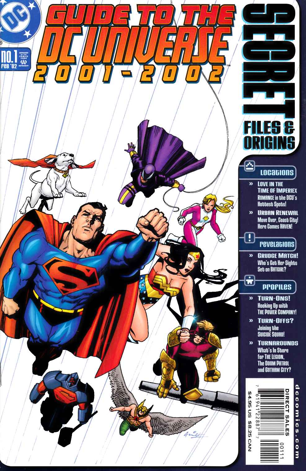 Guide to the DC Universe 2001-2002Secret Files and Origins #1 Very Fine (8.0) [DC Comic] THUMBNAIL