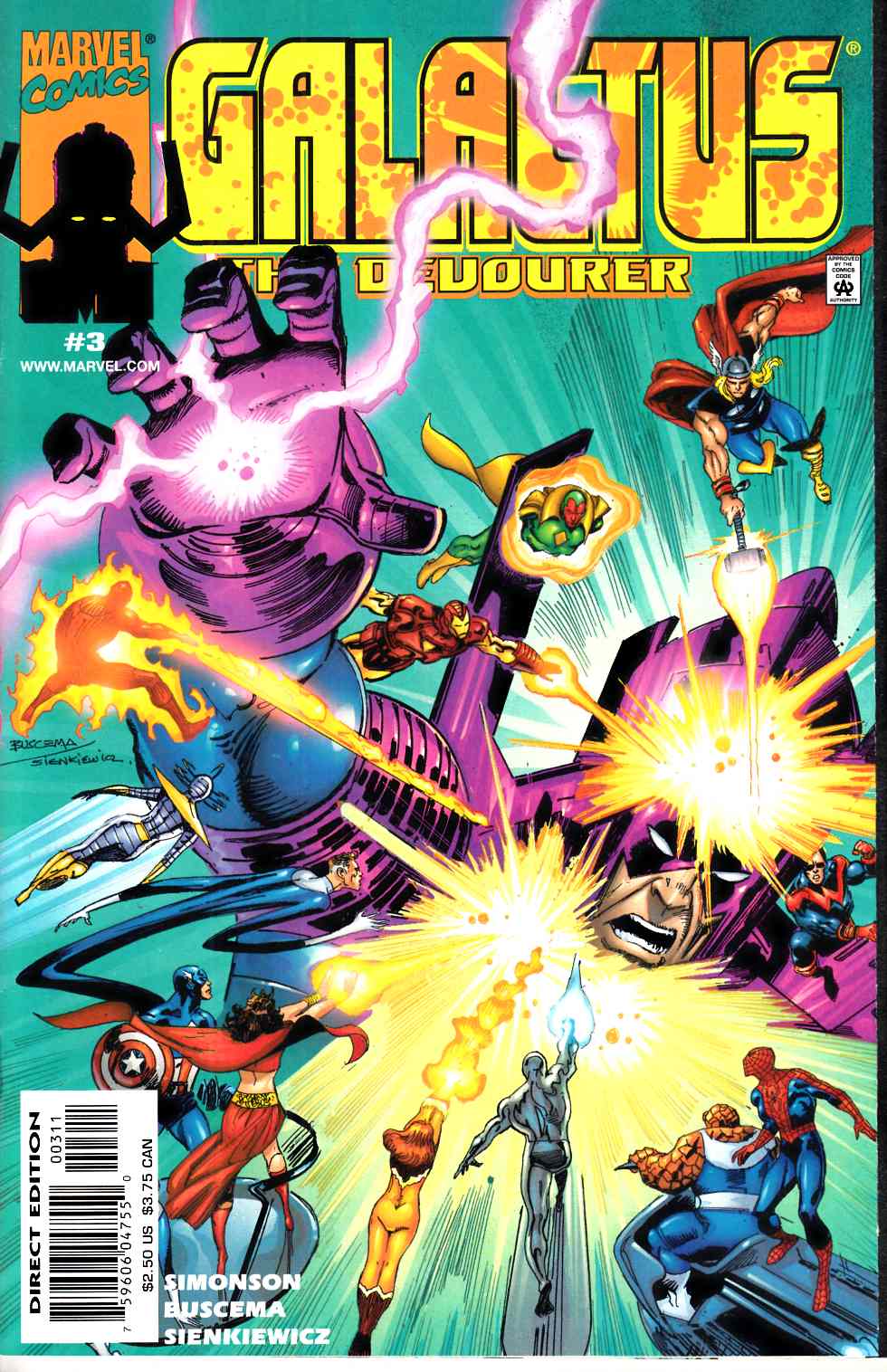 Galactus the Devourer #3 Near Mint (9.4) [Marvel Comic] THUMBNAIL