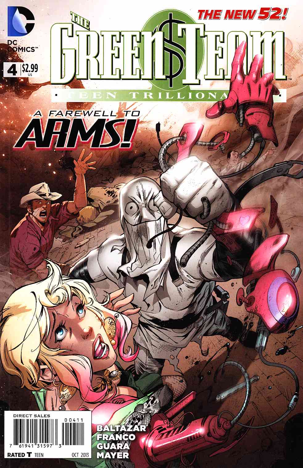 Green Team Teen Trillionaires #4 Very Fine (8.0) [DC Comic] LARGE
