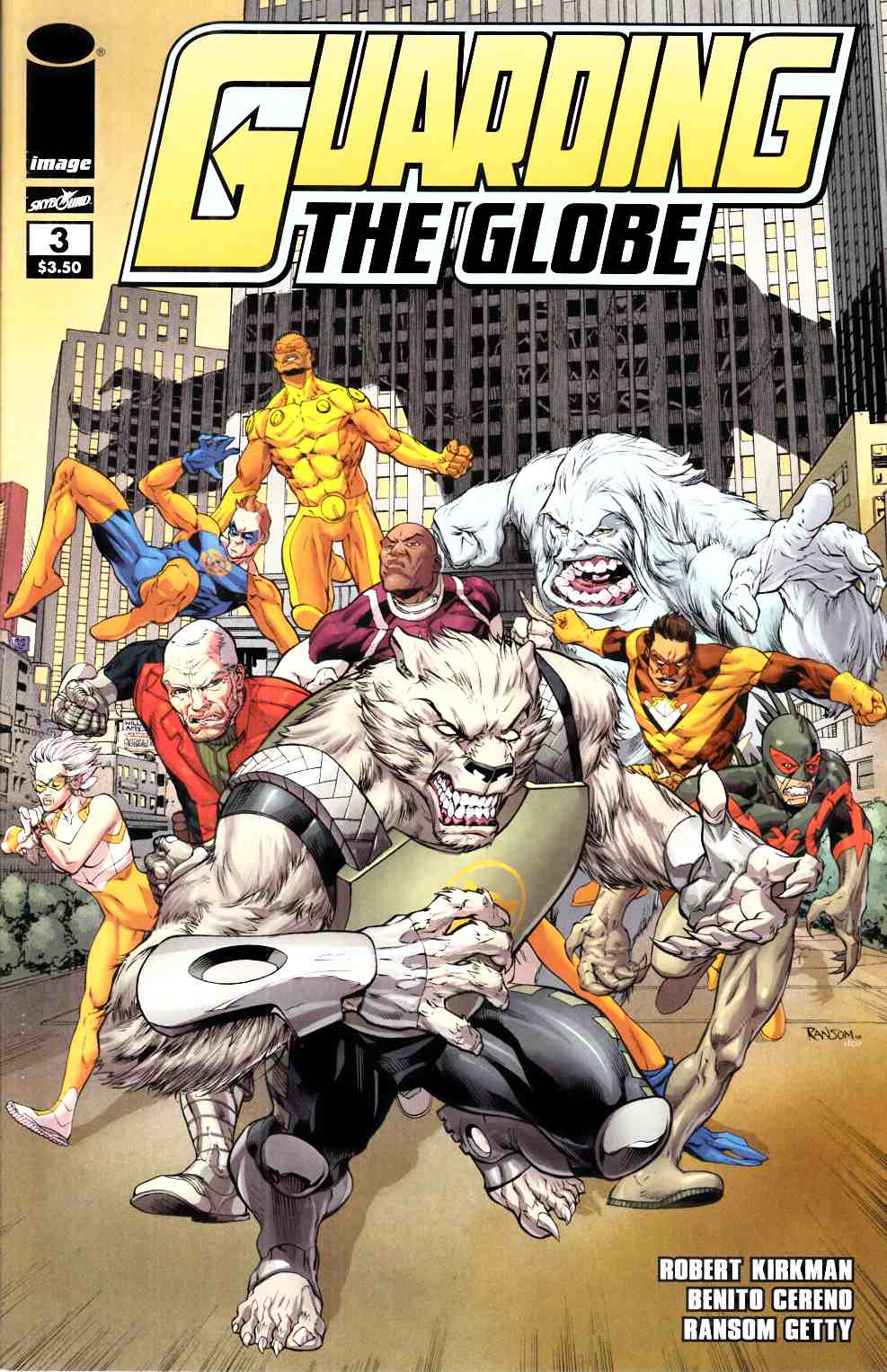 Guarding the Globe #3 Near Mint (9.4) [Image Comic] LARGE