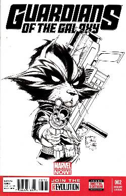 Guardians of Galaxy #2 Quesada Sketch Incentive Variant Cover [Comic] LARGE