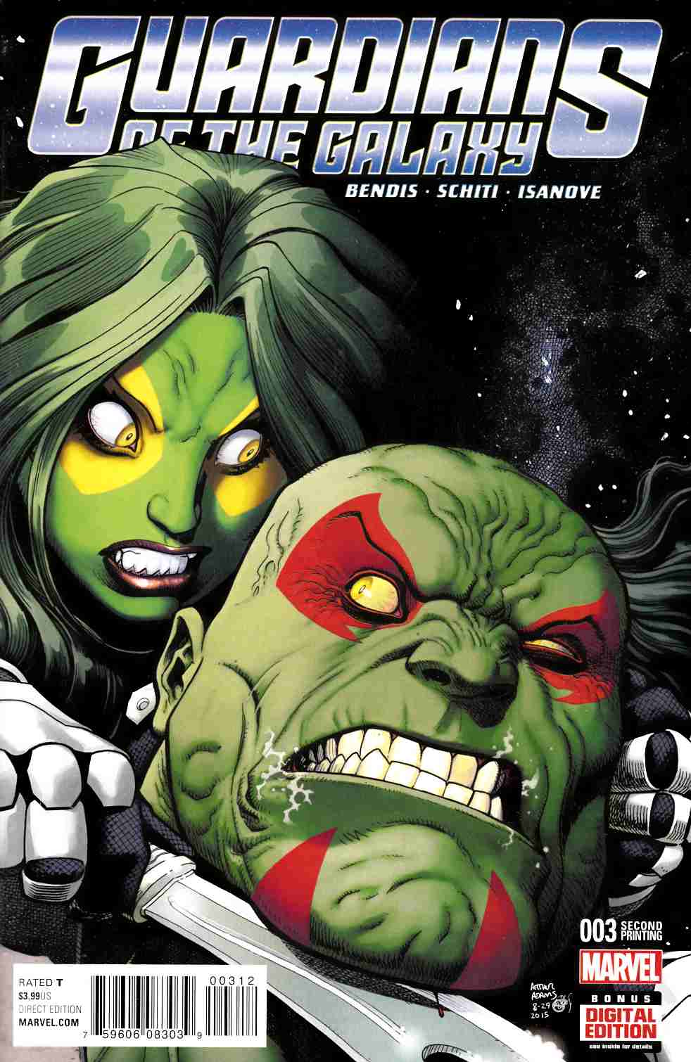 Guardians of the Galaxy #3 Second Printing [Marvel Comic] THUMBNAIL