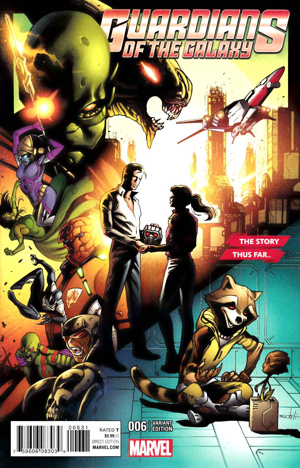 Guardians of the Galaxy #6 Story Thus Far Variant Cover [Marvel Comic] THUMBNAIL