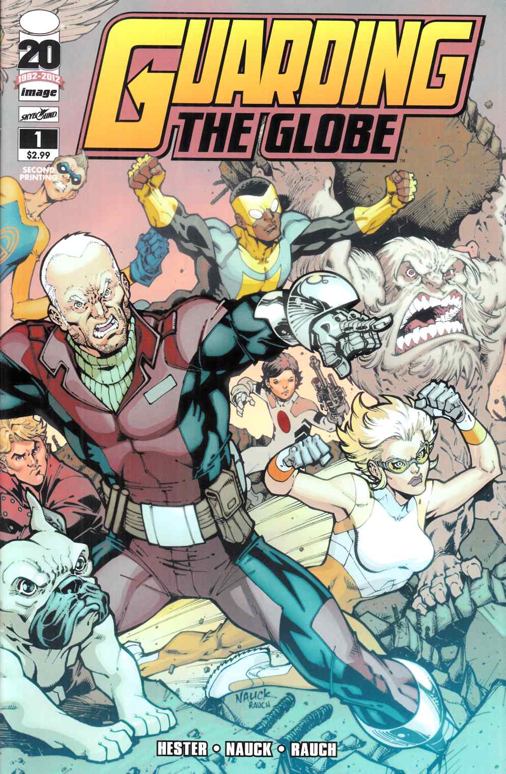 Guarding the Globe #1 Second Printing Near Mint (9.4) [Image Comic] THUMBNAIL