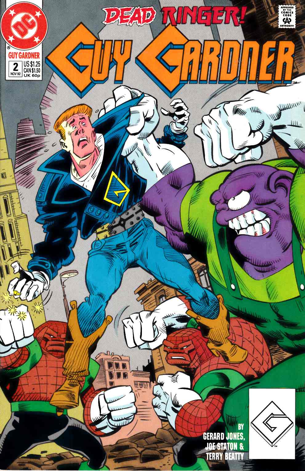 Guy Gardner #2 Near Mint Minus (9.2) [DC Comic] LARGE