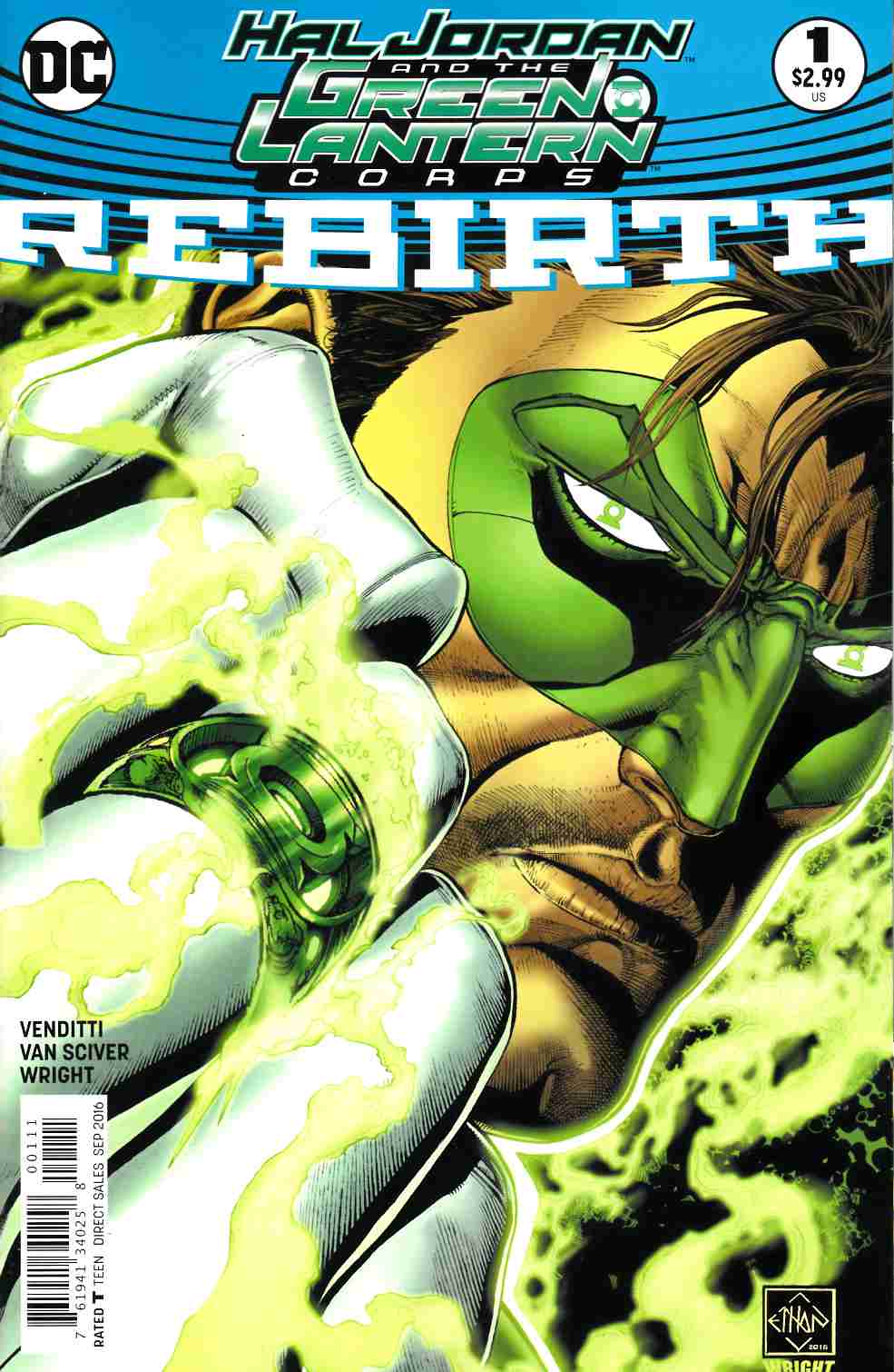 Hal Jordan and the Green Lantern Corps Rebirth #1 [DC Comic] THUMBNAIL