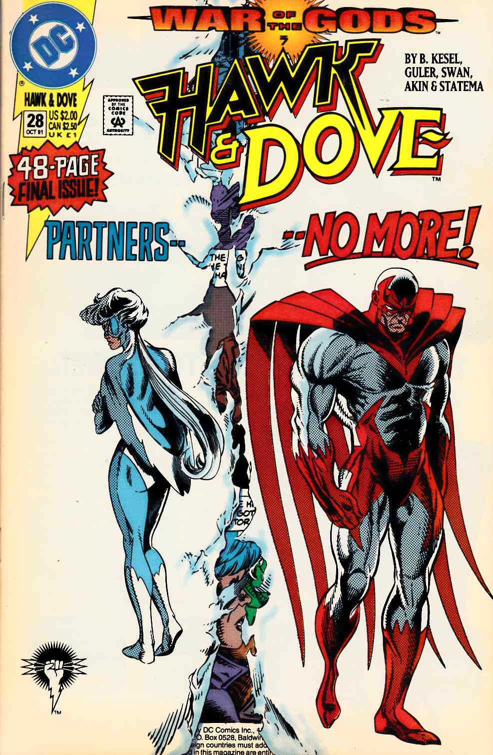 Hawk and Dove #28 Very Fine Plus (8.5) [DC Comic] THUMBNAIL