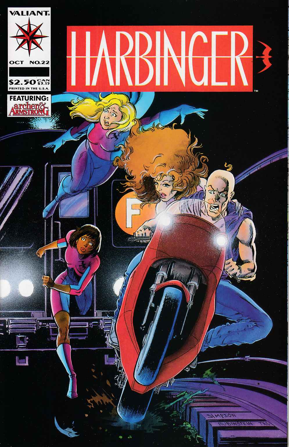 Harbinger #22 Near Mint Minus (9.2) [Valiant Comic] THUMBNAIL
