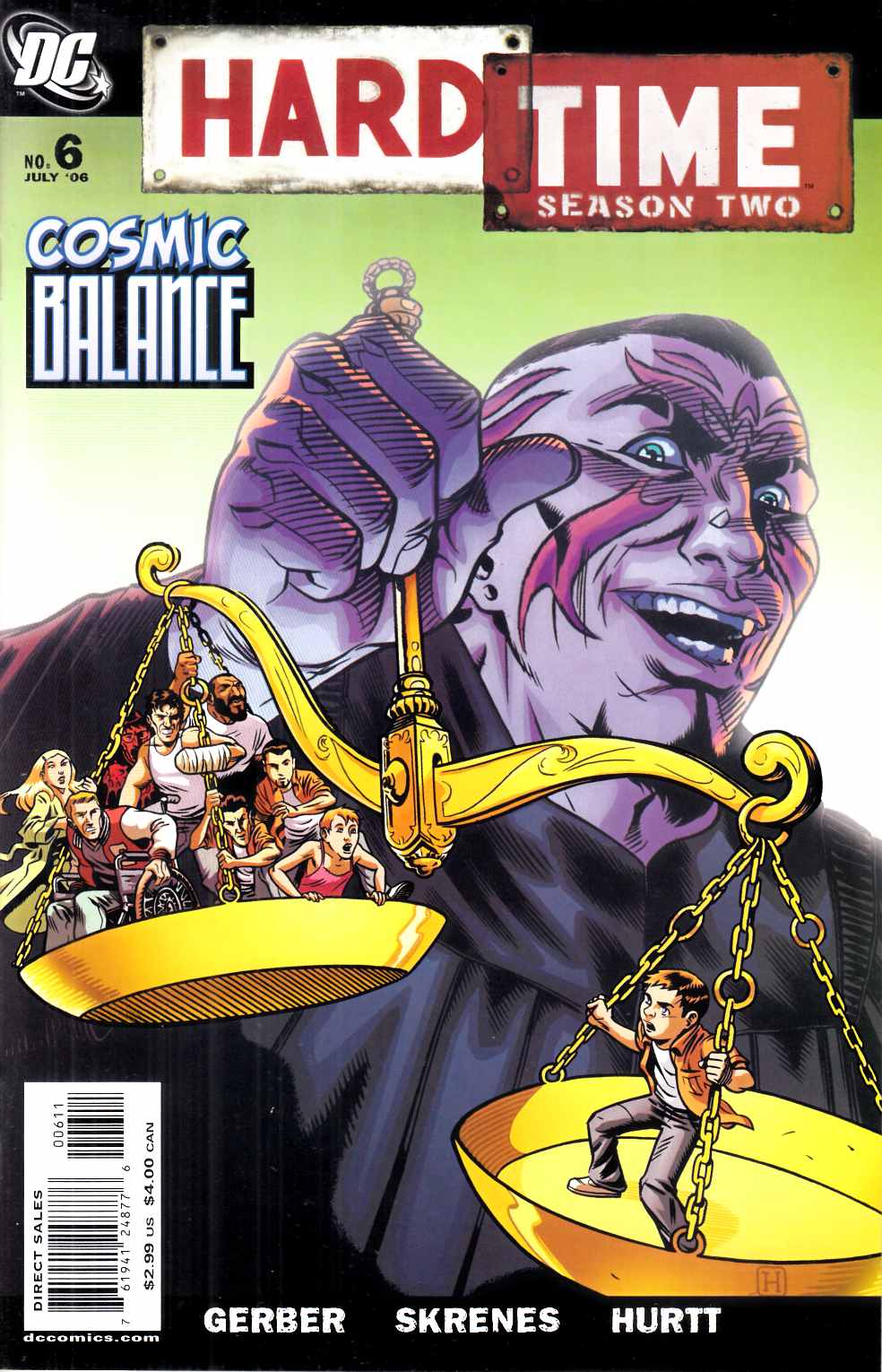 Hard Time Season Two #6 Near Mint (9.4) [DC Comic] THUMBNAIL