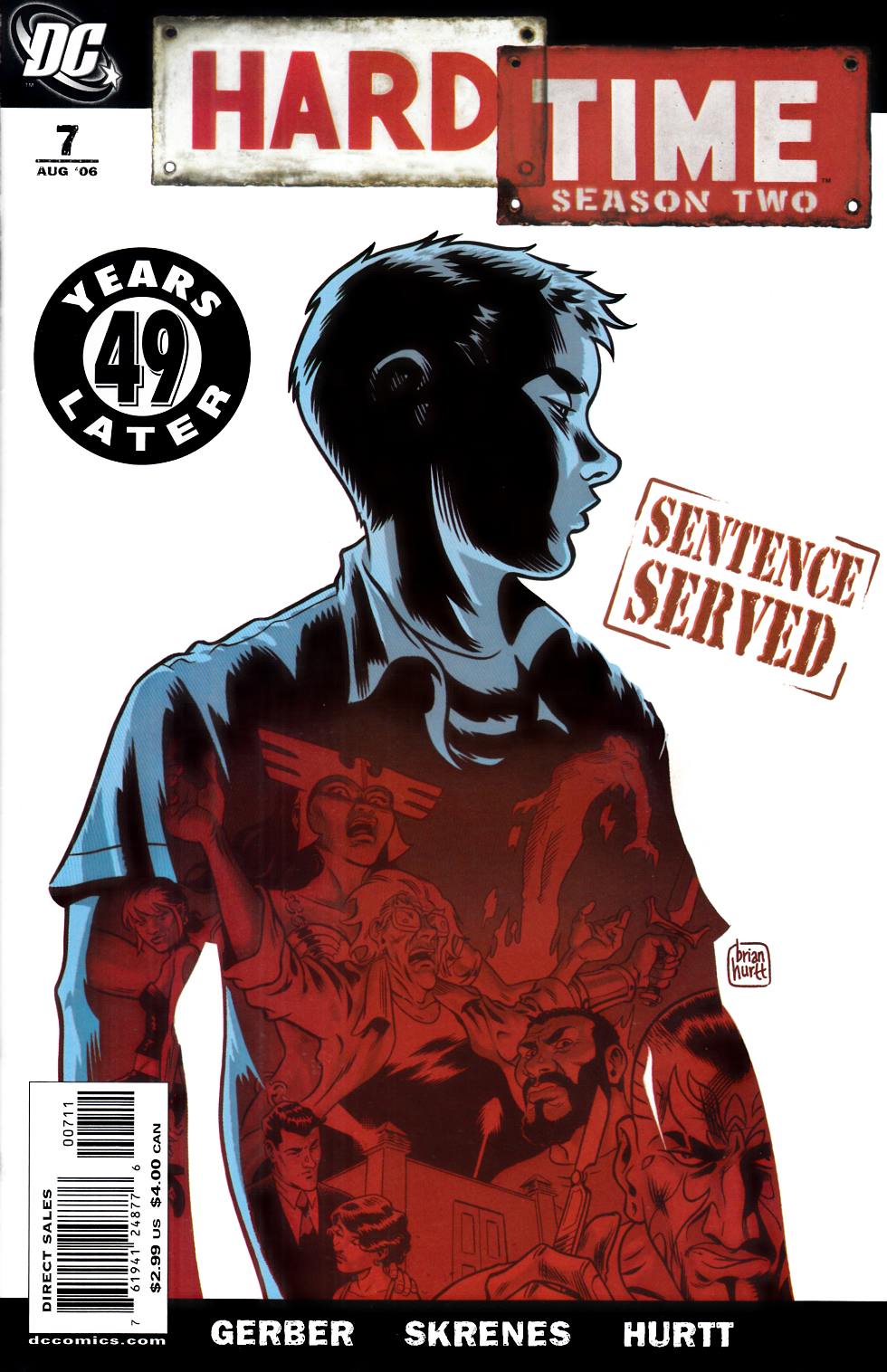 Hard Time Season Two #7 Very Fine (8.0) [DC Comic] THUMBNAIL