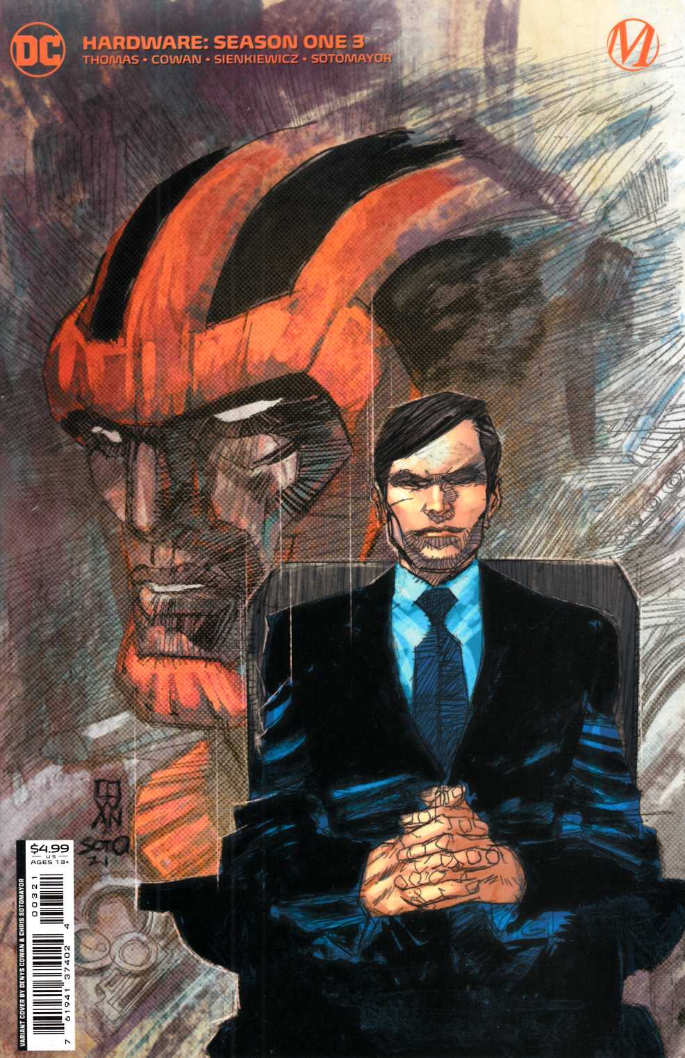 Hardware Season One #3 Cowen Variant Cover Near Mint (9.4) [DC Comic] THUMBNAIL
