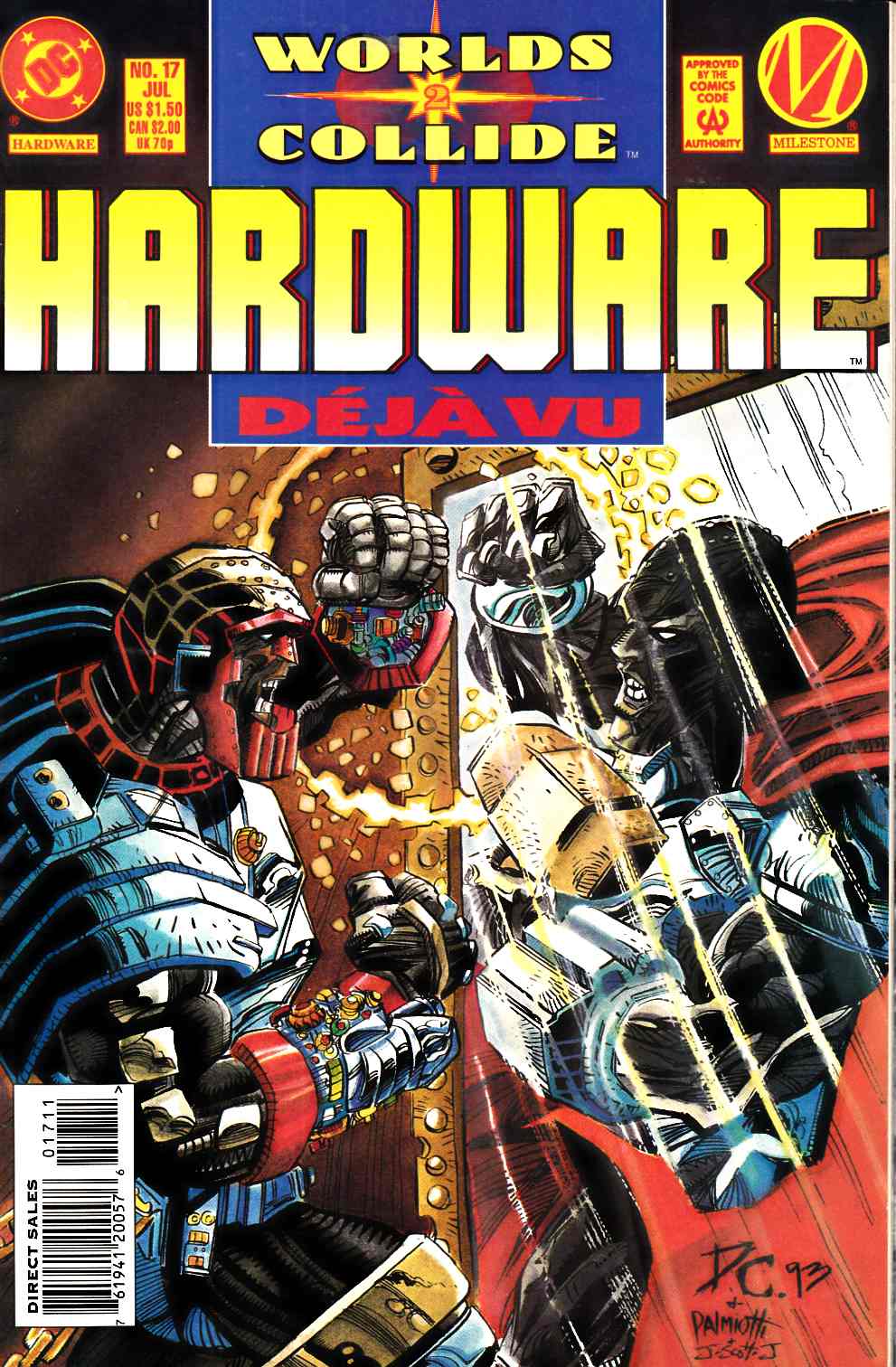 Hardware #17 Near Mint (9.4) [DC Comic] LARGE