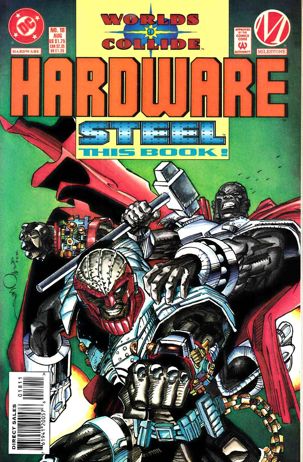 Hardware #18 Very Fine (8.0) [DC Comic] LARGE