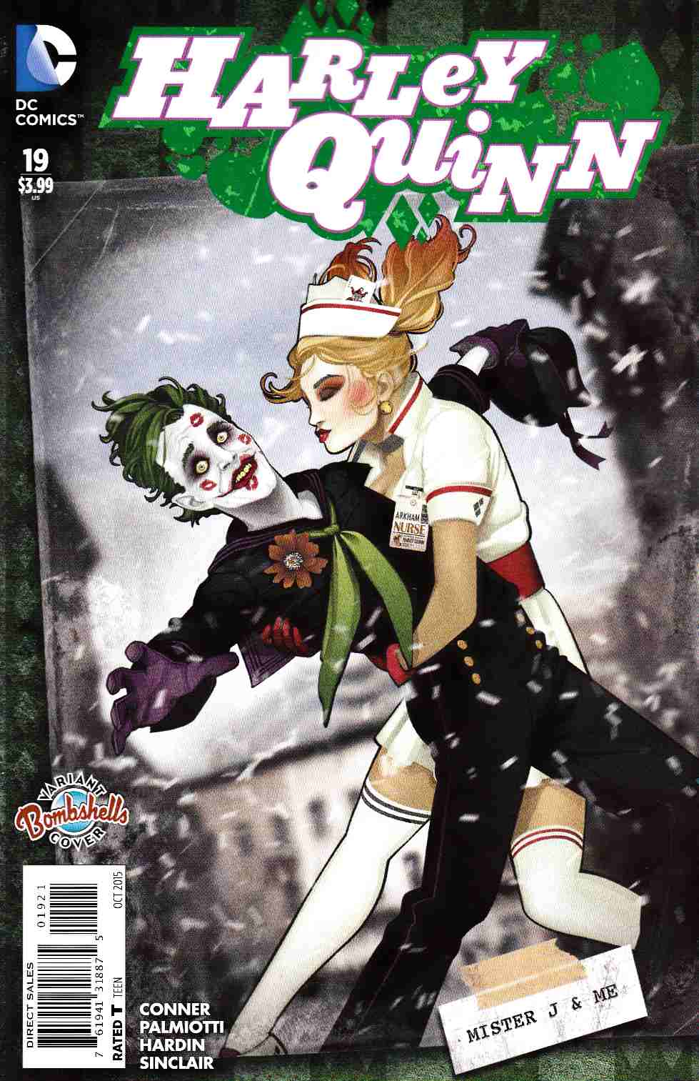 Harley Quinn 19 Bombshells Cover Dc Comic Online Store 