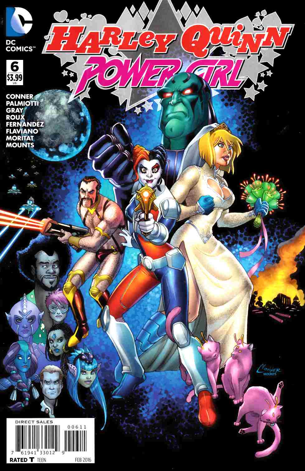 harley quinn power girl