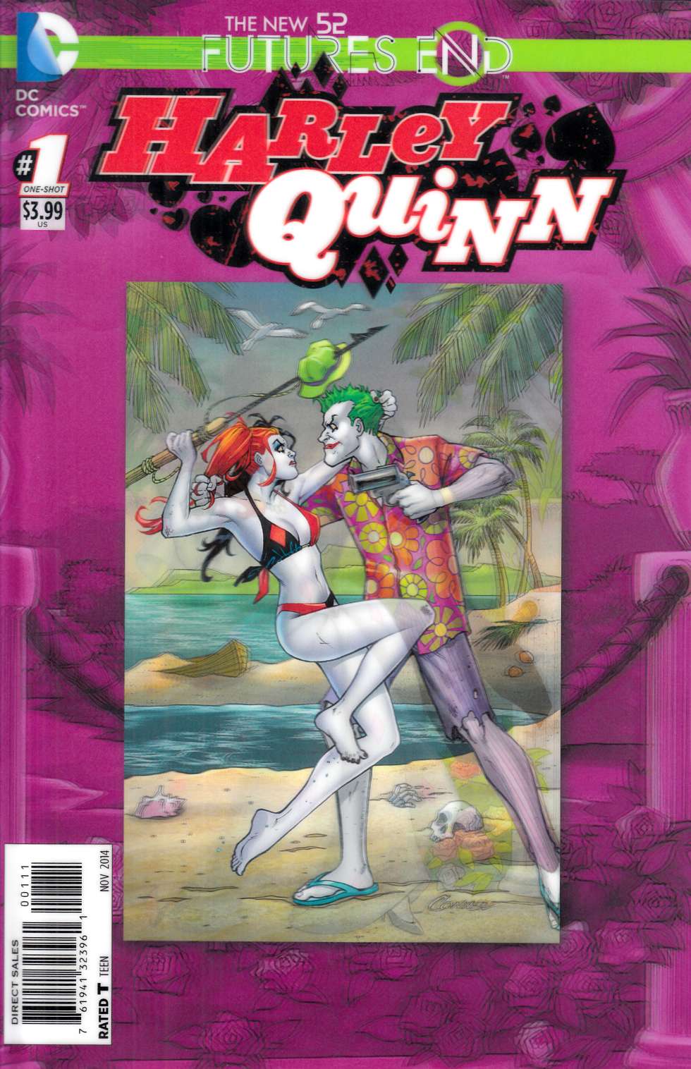 Harley Quinn Futures End #1 3D Edition Near Mint (9.4) [DC Comic] THUMBNAIL