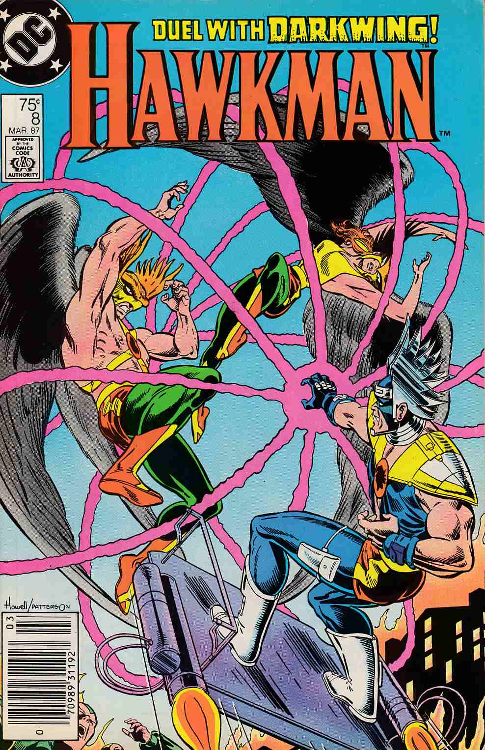 Hawkman #8 Newsstand Edition Fine (6.0) [DC Comic] LARGE