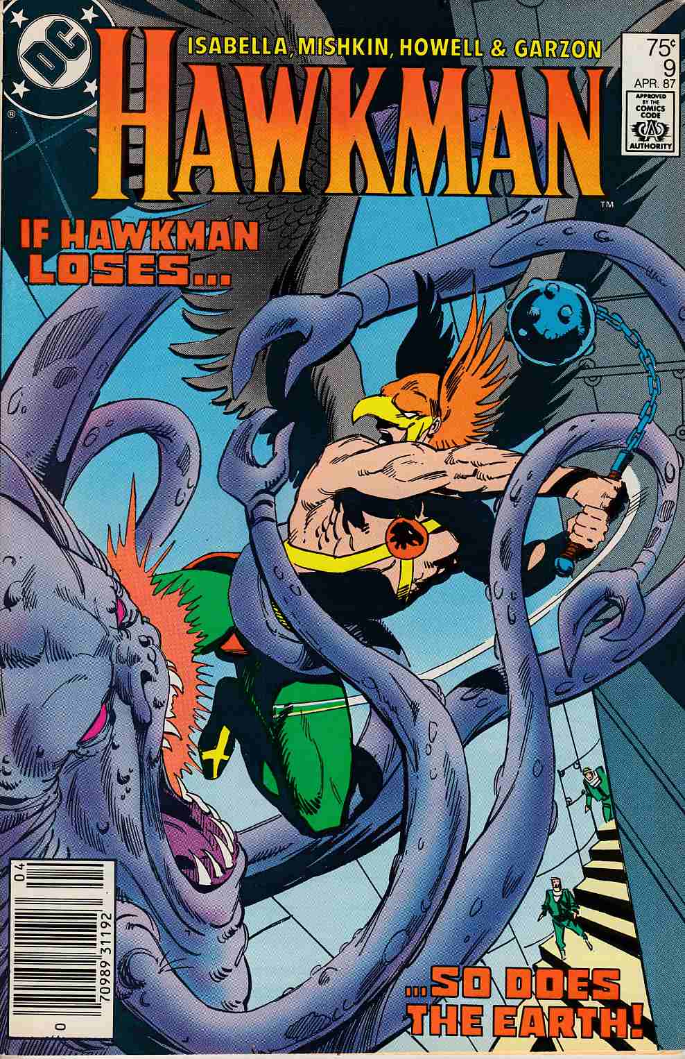 Hawkman #9 Newsstand Edition Very Fine (8.0) [DC Comic] THUMBNAIL