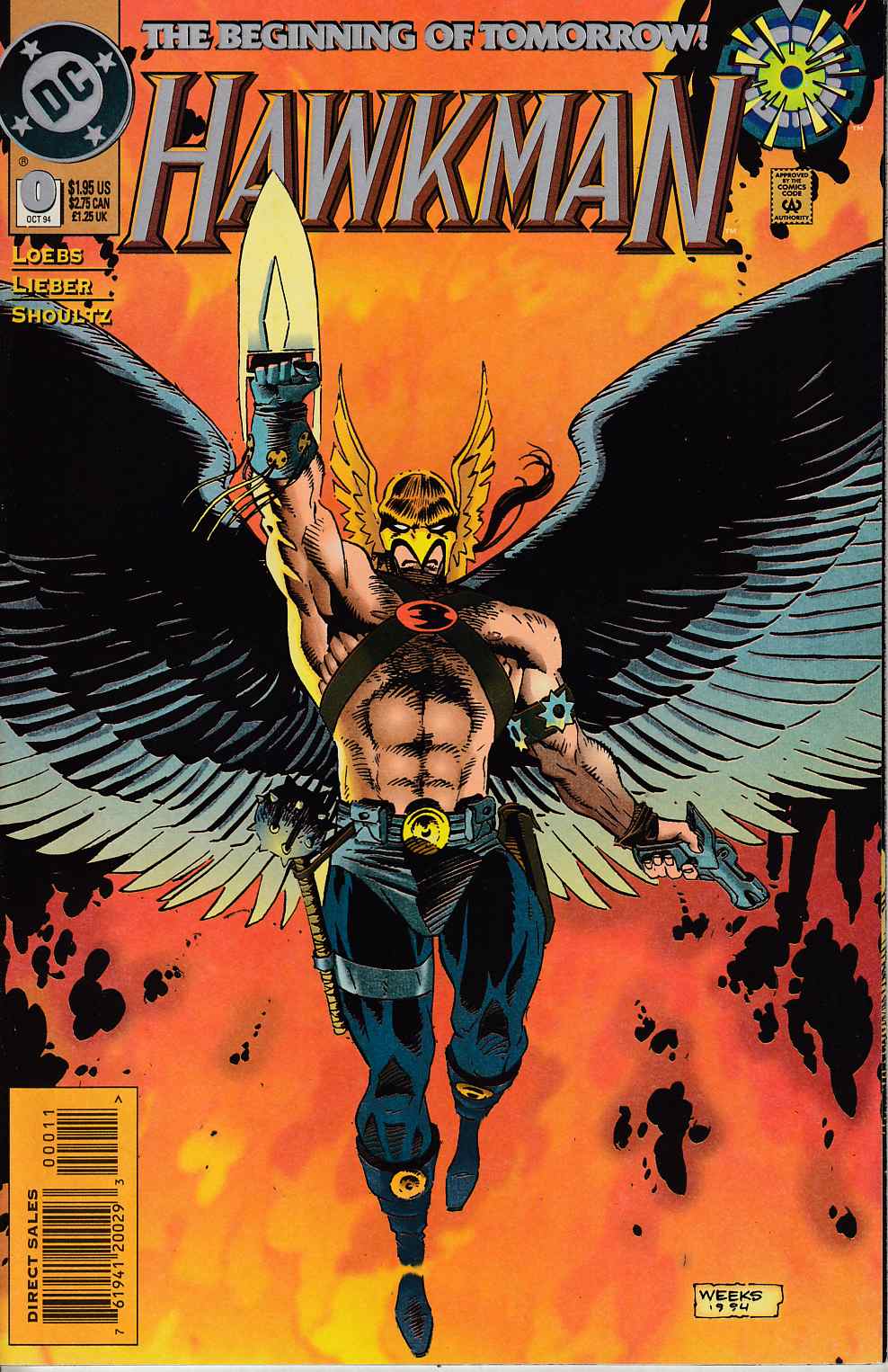 Hawkman #0 Near Mint (9.4) [DC Comic] THUMBNAIL
