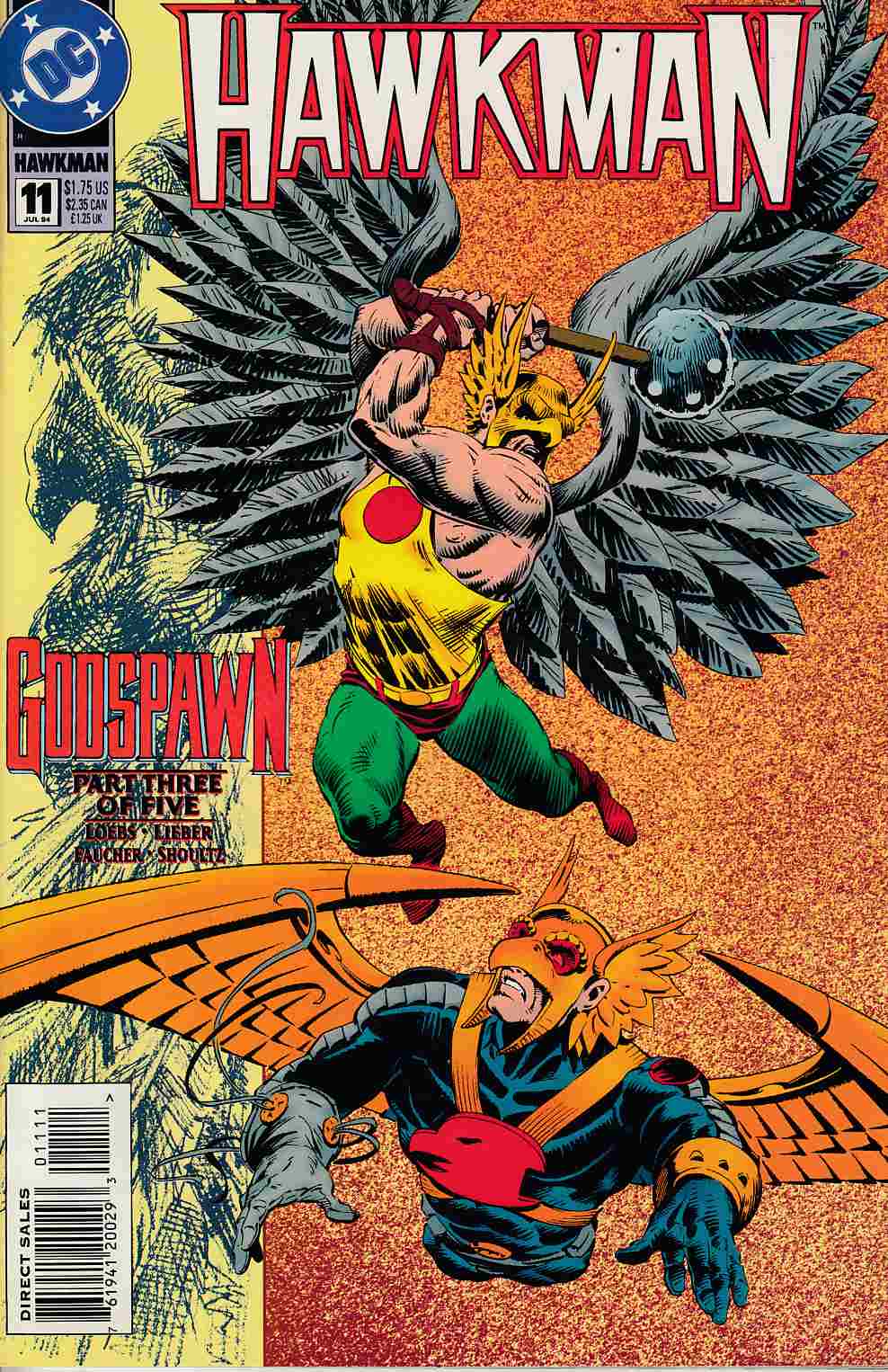 Hawkman #11 Near Mint (9.4) [DC Comic] THUMBNAIL