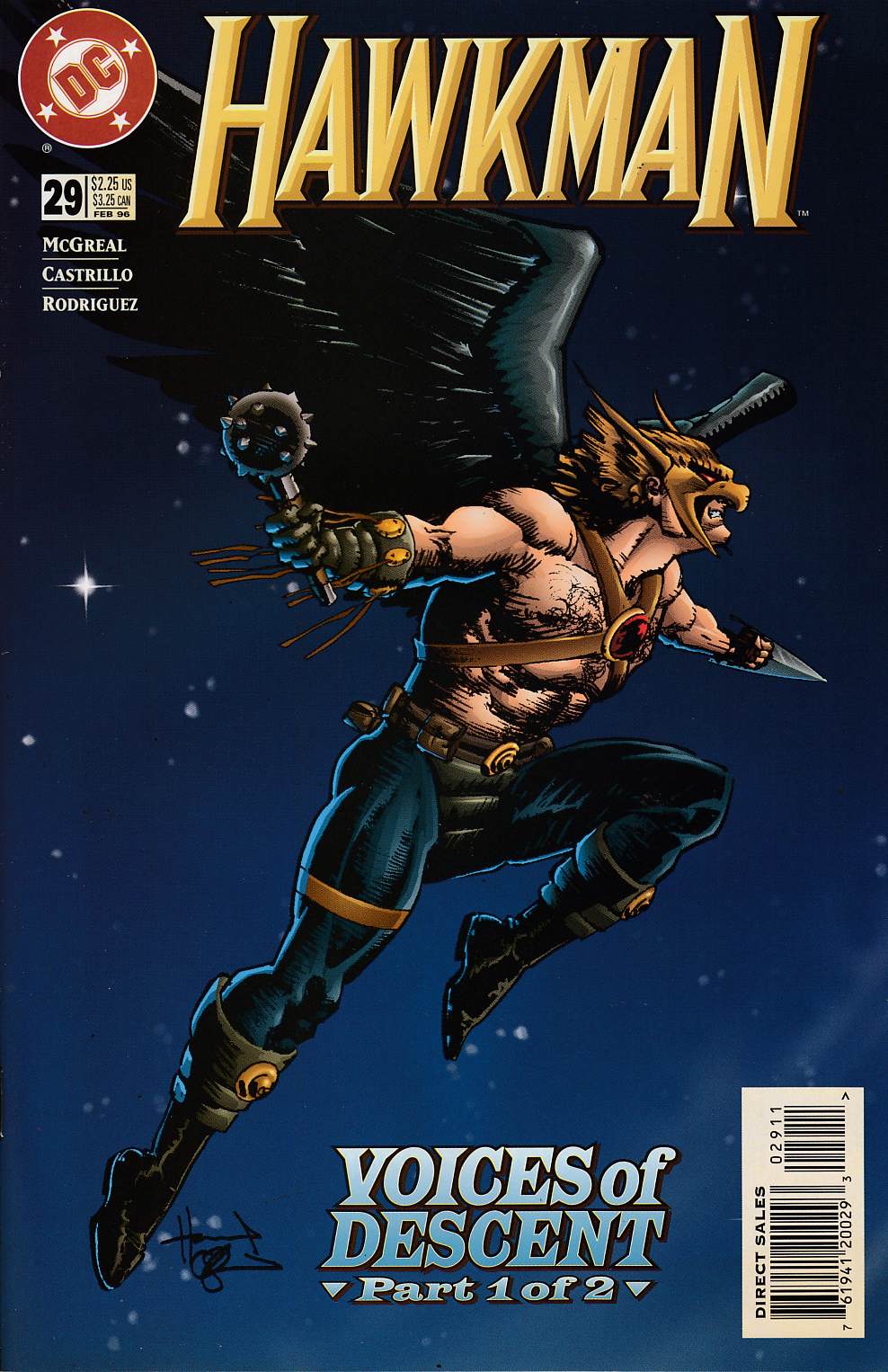 Hawkman #29 Very Fine (8.0) [DC Comic] THUMBNAIL