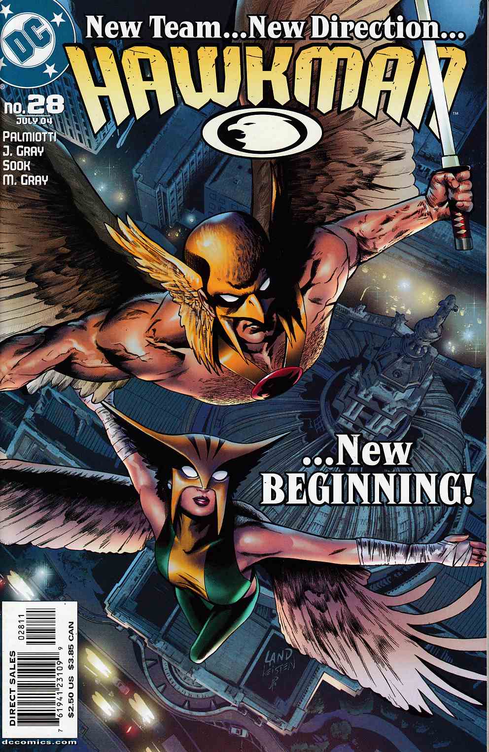Hawkman #28 Near Mint (9.4) [DC Comic] THUMBNAIL