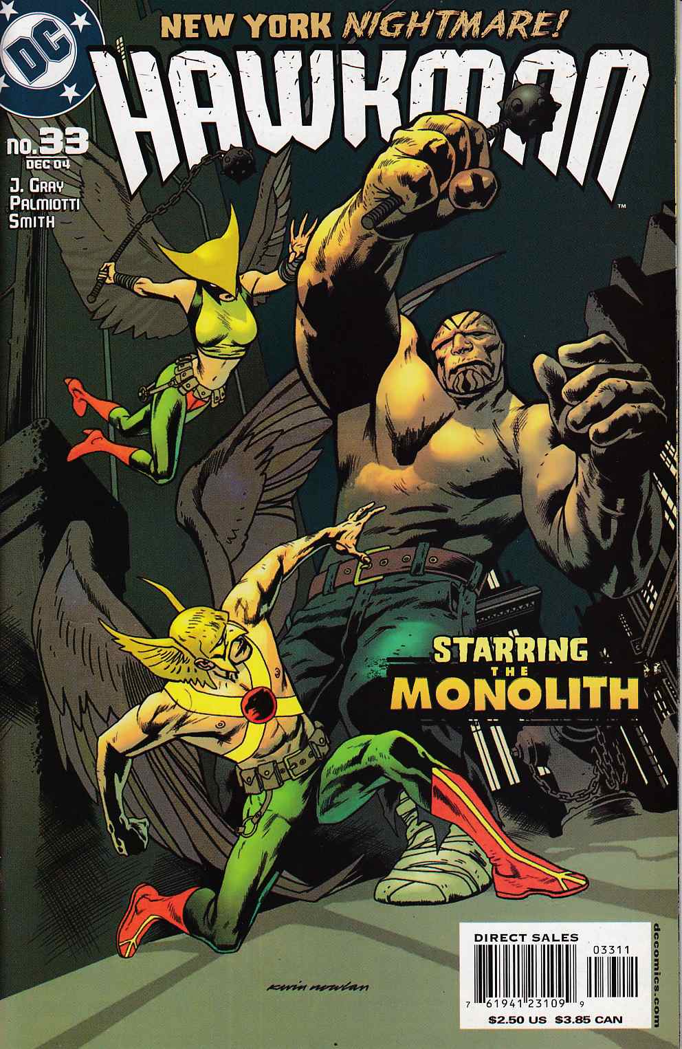 Hawkman #33 Near Mint (9.4) [DC Comic] THUMBNAIL