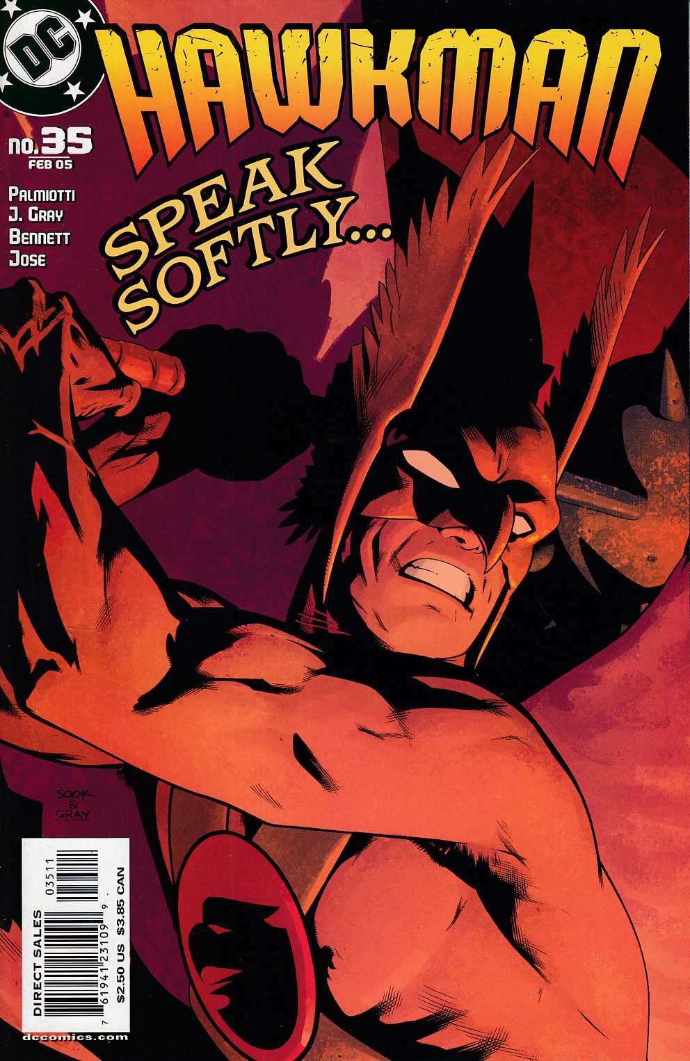 Hawkman #35 Near Mint (9.4) [DC Comic] THUMBNAIL