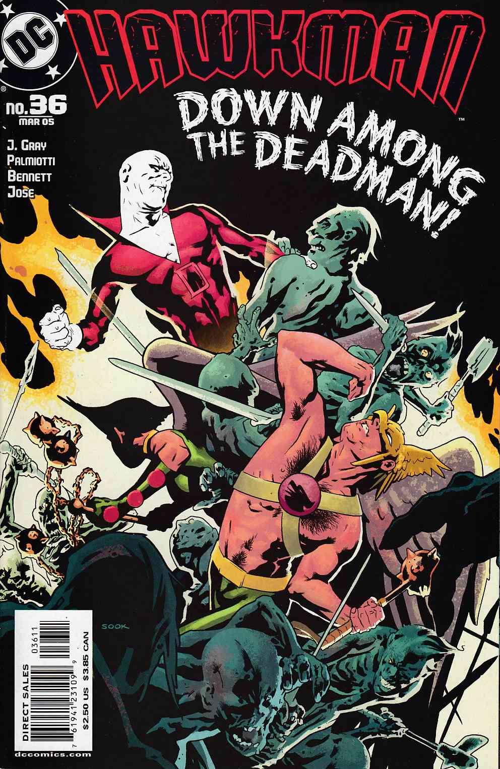Hawkman #36 Near Mint (9.4) [DC Comic] THUMBNAIL