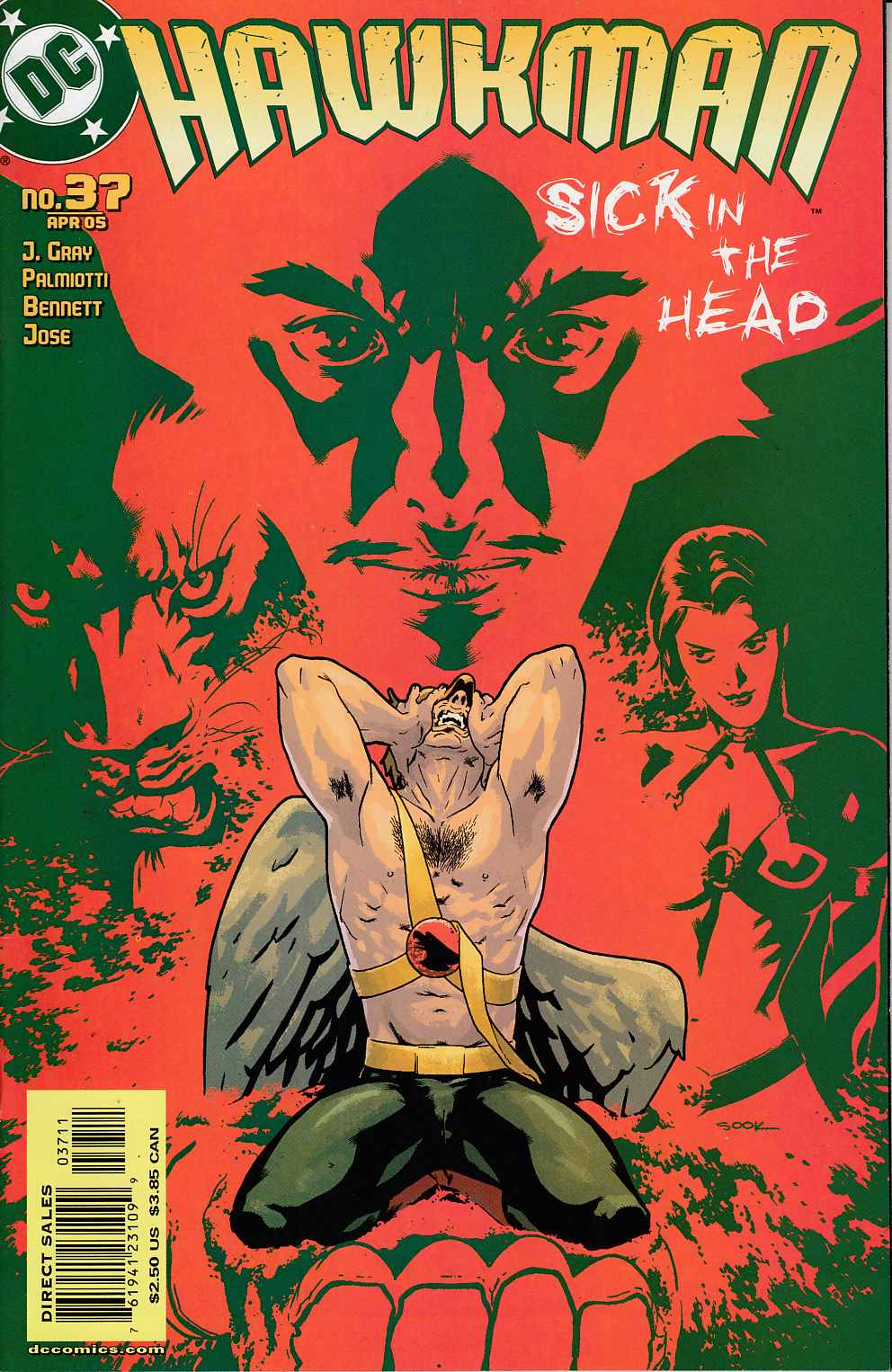 Hawkman #37 Near Mint (9.4) [DC Comic] LARGE