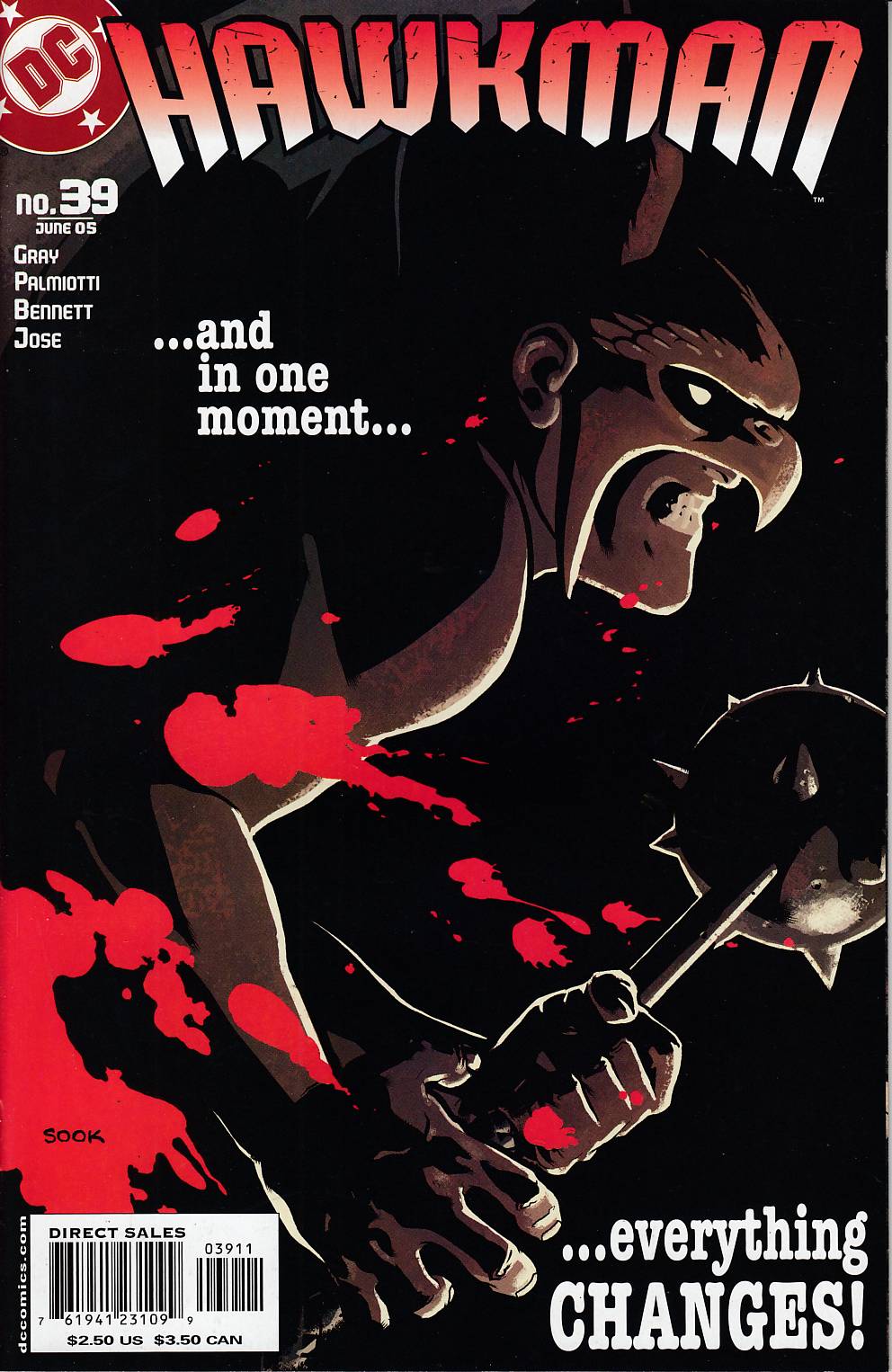 Hawkman #39 Near Mint (9.4) [DC Comic] THUMBNAIL