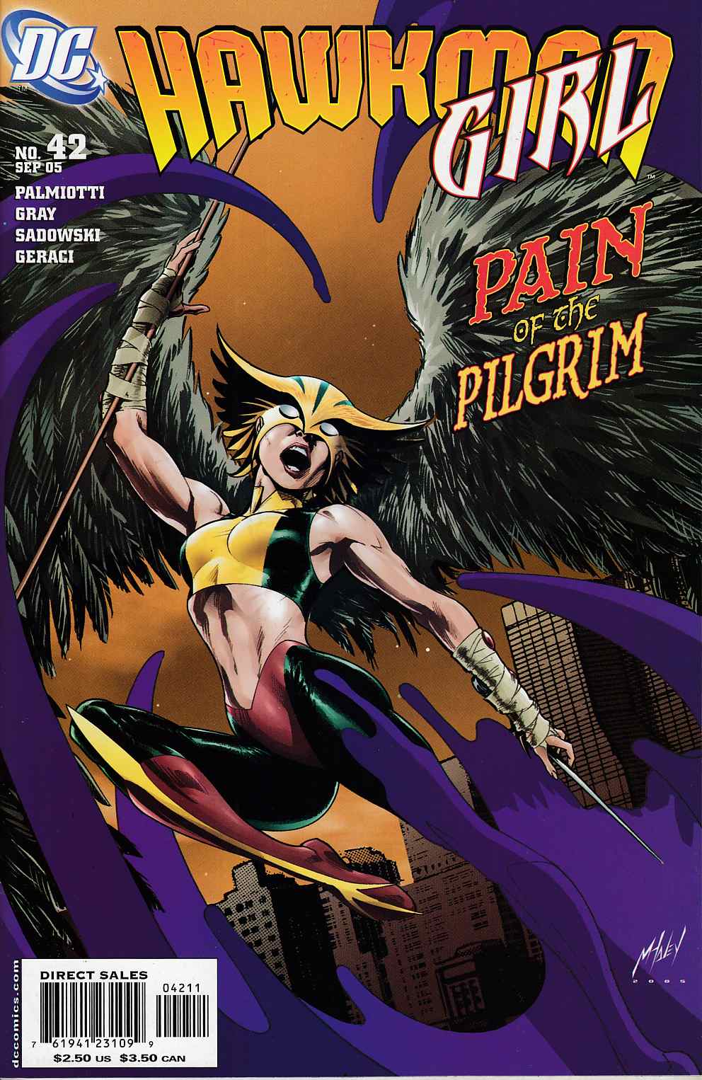 Hawkman #42 Near Mint (9.4) [DC Comic] THUMBNAIL