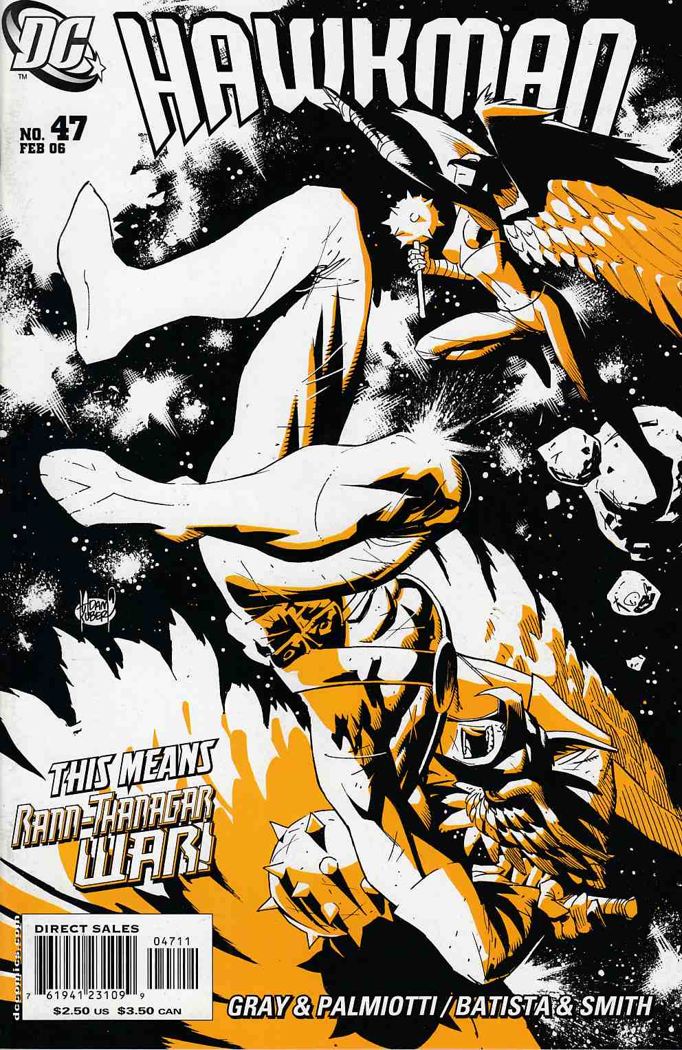 Hawkman #47 Near Mint (9.4) [DC Comic] LARGE