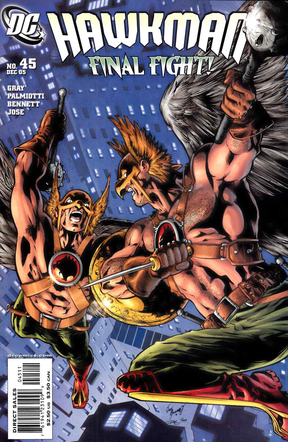 Hawkman #45 Near Mint (9.4) [DC Comic] THUMBNAIL
