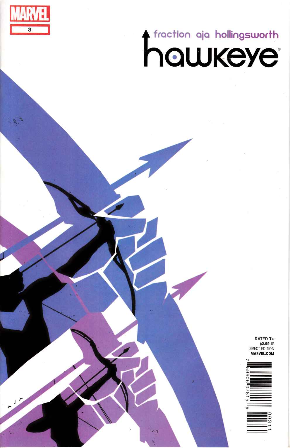 Hawkeye #3 Near Mint (9.4) [Marvel Comic] THUMBNAIL